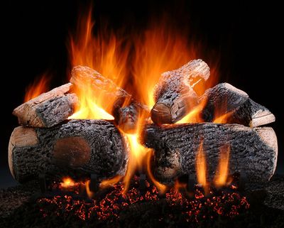 Hargrove: 42" Supreme Ponderosa Charred Log Set—primary view
