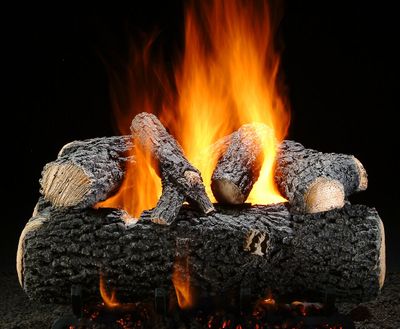 Hargrove: 24" Grand Oak Fresh Cut Log Set—primary view