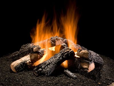 Hargrove: Magnificent Inferno Series Wilderness Char 50" Outdoor Firepit Log Set (19-piece)—primary view