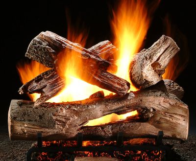 Hargrove: 21" Mountain Timber Fresh Cut Log Set—primary view