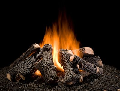 Hargrove: Grand Oak Series Wilderness Oak 50" Outdoor Firepit Log Set (14-piece)—primary view