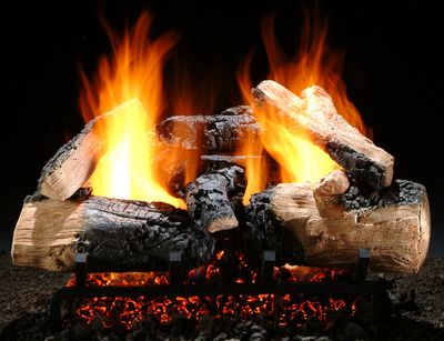 Hargrove: 24" Twilight Inferno Charred Log Set—primary view