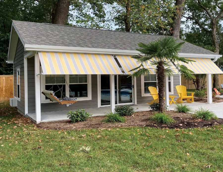 Aristocrat Desert Sand retractable awning
